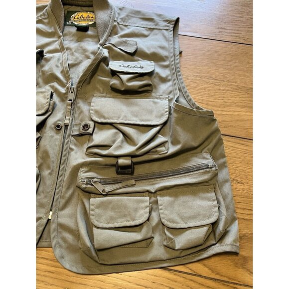 Cabelas‎ Outdoor Gear Size Small Vest Green Pockets Fly Fishing Unisex Camping - Picture 10 of 16